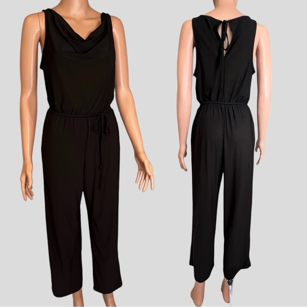 NWT black Marina jumpsuit Small